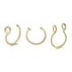 thumbnail image 1 of 3/5pcs Stainless Steel Septal Ring Clip for Unisex - Non-Piercing Body Jewelry for a Natural Look, 1 of 5