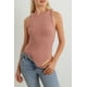 thumbnail image 1 of Saronite Body Básico de Punto Acanalado, sin Mangas y con Cuello Redondo, Color Malva (para Mujer), 1 of 5