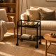 thumbnail image 5 of Soporte Impresora 45x34x57cm Negro con Ruedas Mueble Móvil Oficina, 5 of 6