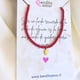 thumbnail image 1 of Pulsera protección- Virgen de los Rayos rojo 17, 1 of 4