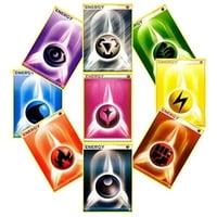 Generic - Lote Aleatorio De 50 Cartas De Pokémon Energy