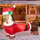 thumbnail image 1 of Dachshund navideño inflable Joiedomi de 5 pies con luces LED, 1 of 8