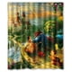 thumbnail image 1 of Cortina de ducha de La Bella y la Bestia, juego de cortinas de baño con ganchos, tamaño 60 x 72 pulgadas, 1 of 3