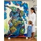 thumbnail image 1 of Juego de Cortina de Baño Tela Género + Forro Impermeable, 1 of 6