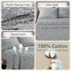 thumbnail image 3 of Sábanas de franela Sleep Philosophy True North, tamaño king, color salvia, 3 of 9