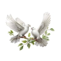 Bothyi - Escultura Colgante De Pájaro De Metal Con Forma De Paloma Blanca Para Oficina, Hogar Y Aula.