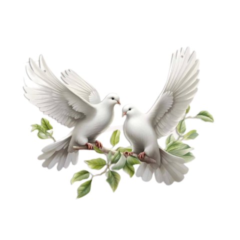 Bothyi - Escultura Colgante De Pájaro De Metal Con Forma De Paloma Blanca Para Oficina, Hogar Y Aula.