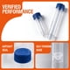 thumbnail image 5 of Tubo de transporte PEKYBIO 10 ml con tapa de rosca azul – 100 unidades, 5 of 7
