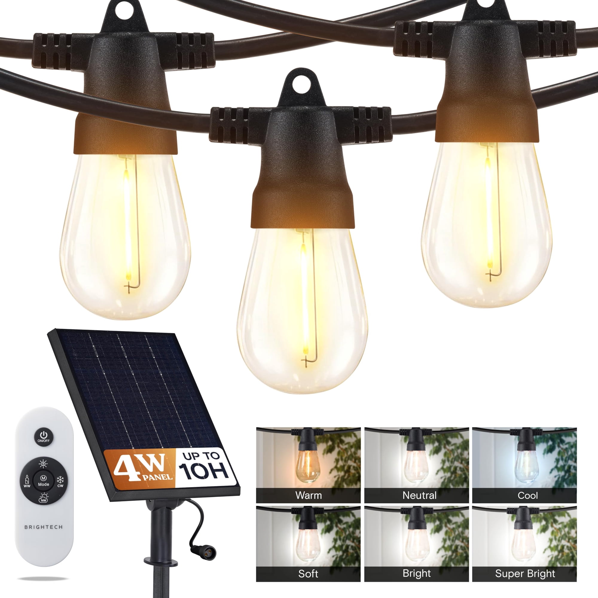 Guirnalda De Luces Solares Brightech Ambience Pro, 15 Led, 14,5 M