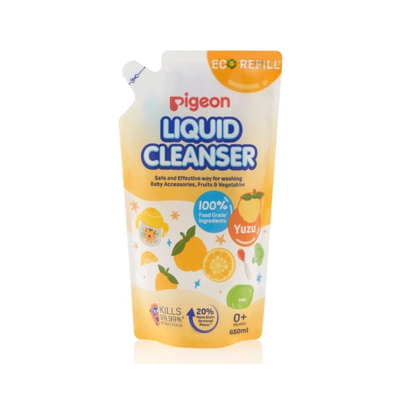 Limpiabiberon Yuzu Pigeon Recarga 650 Ml