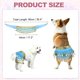 thumbnail image 2 of Uxcell Falda de Bailarina de Vientre para Perros, Cadena de Cintura Cortina de Cadera Ropa Disfraz de Perro Traje de Baile de Movimiento de Cadera Pañuelo de Cadera con Lentejuelas (Chifón, Azul Lago), 2 of 6