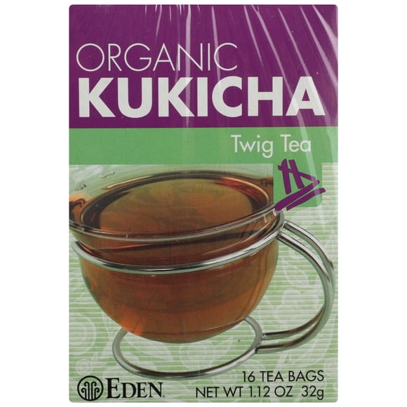 Té Orgánico Kukicha de Ramitas Eden 16 Bolsitas 32 g