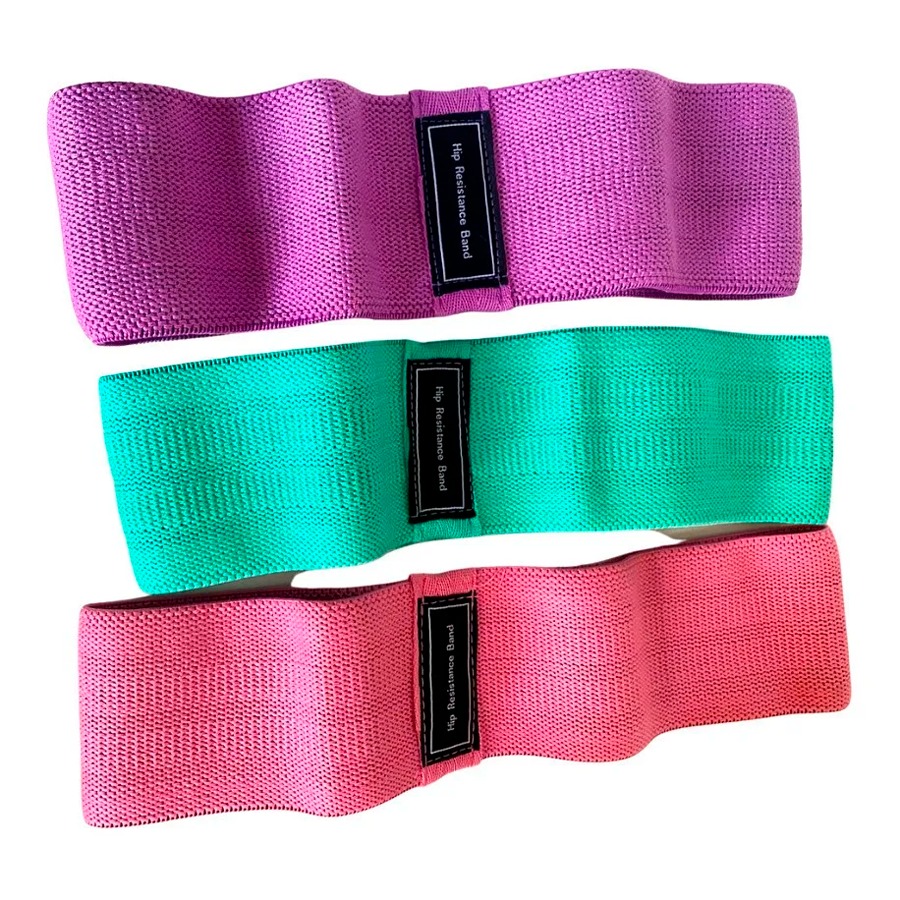 Aventura Store - Set 3 Bandas De Resistencia Elásticas Para Piernas Y Glúteos