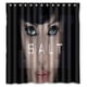 thumbnail image 1 of Cortina de ducha de sal Angelina Jolie, juego de cortinas de baño con ganchos, tamaño 66 x 72 pulgadas, 1 of 3