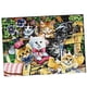 thumbnail image 2 of Kits de punto de cruz estampados de la familia Cats para la decoración del hogar para principiantes 47 x 35 cm 14 u., 2 of 5
