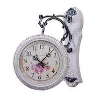 Bothyi - Reloj De Pared De Doble Cara Reloj De Pared De Doble Cara Para Exteriores Antiguo Silencioso