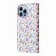thumbnail image 5 of FOXDOCK Funda Tipo Cartera Floral para iPhone 13 Pro Max ,Funda con Tapa de Cuero PU, Protección Antigolpes con Ranuras para Tarjetas y Soporte, 5 of 5