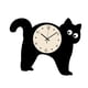 thumbnail image 5 of Reloj de pared de animales decoraciones decorativas decoraciones de la sala de pared reloj de gato reloj para niños salón de la oficina aula guardería 30cmx24cm, 5 of 5