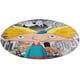 thumbnail image 1 of ¡Oye Arnold! Alfombra Redonda de Felpa Coral, Antideslizante, No Desprende Pelusas, Lavable y Duradera para Salón, Dormitorio y Habitación de Niños 60cm, 1 of 6