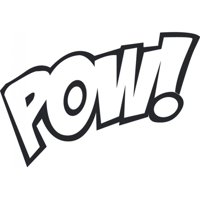 Rienda Libre Graphics - Decomural Pow! Comic Book Ws-35652