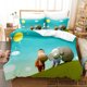 thumbnail image 1 of v515 Bed Sheets Tina Cartoon Tony Bedding Set,Duvet Cover Comforter Bed Set Quilt Cover Pillowcase,King Queen Twin Size Boys Girls Adults 3-Piece Bedding Set (1 Duvet Cover + 2 Pillow Shams) Bed Sheet, 1 of 5