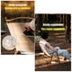 thumbnail image 5 of Silla Plegable Camping Con Bolsillo Playa Picnic Beige Kemi, 5 of 8