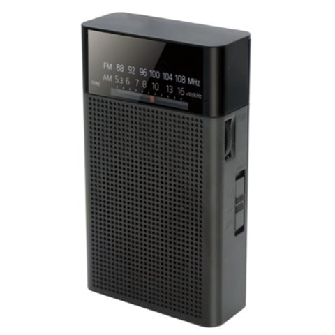 Tecnolab - Radio Fm Portátil Am/Fm De Bolsillo A Pilas - Ps