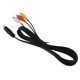 thumbnail image 3 of 5FT 1,5 M S-Video 7 Pin Pin Tap To 3 RCA Cable De Audio Masculino Para PC TV Laptop, 3 of 5