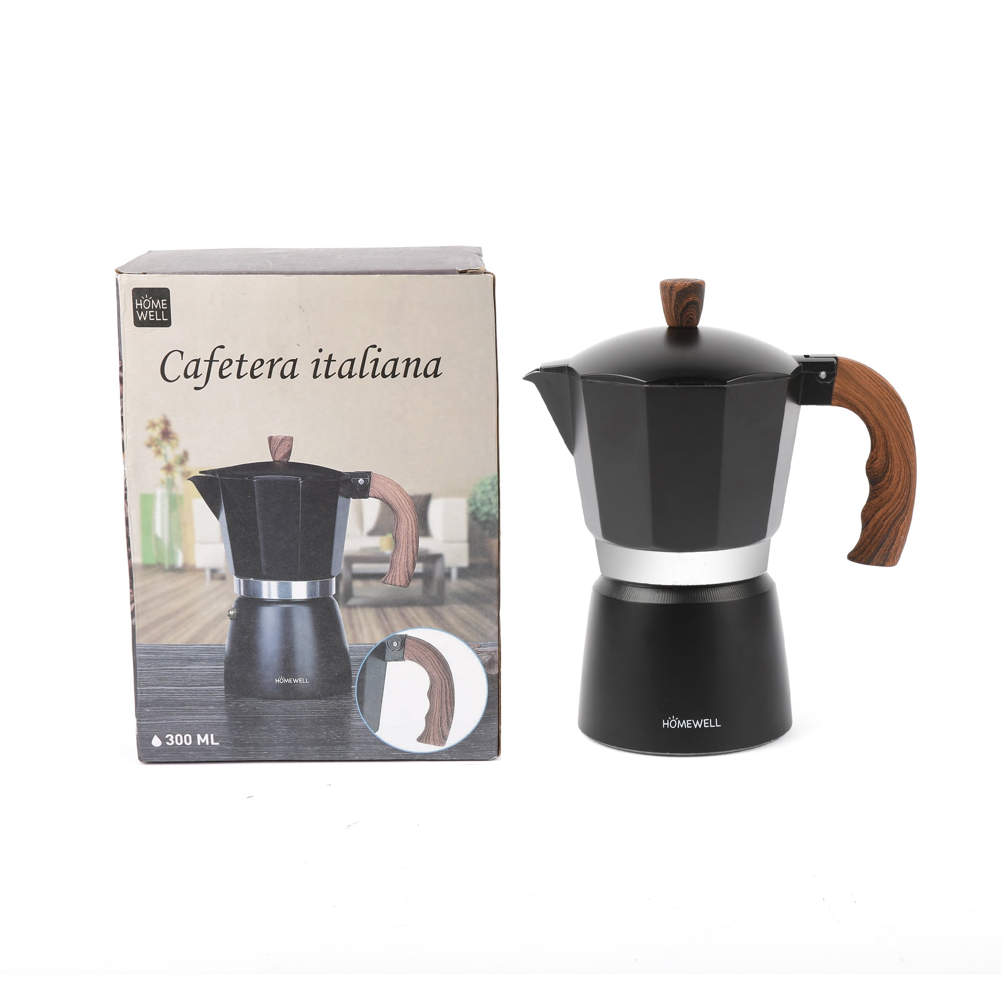 Homewell - Cafetera Italiana 300ml