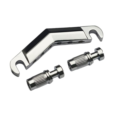 Bothyi - Puente Tailpiece Bridge Guitar Accessory Metal V Forma Para Una Guitarra De Seis Cuerdas