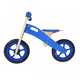 thumbnail image 1 of Bicicleta de equilibrio aprendizaje de madera azul, 1 of 3