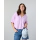 thumbnail image 1 of Blusa Mujer Crep cuello camisero Lila Polemic, 1 of 3