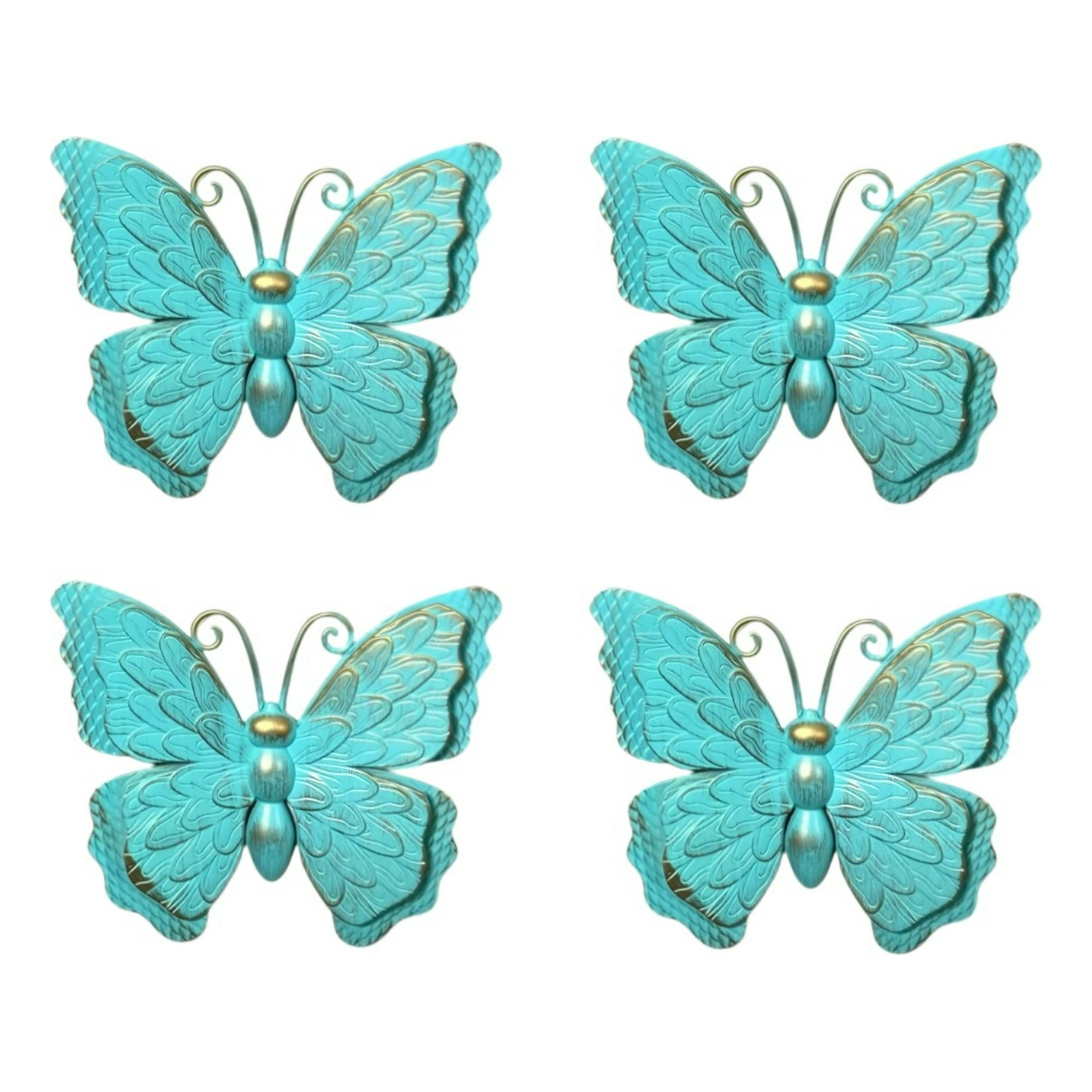 Genérico - Set Decoración Pared Mariposa 3d Arte Estatua Turquesa Jhn
