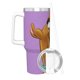 thumbnail image 3 of Scooby-Doo Vaso aislado de acero inoxidable con asa, diseño temático, regalo para familia, amigos y fans; incluye pajita y encaja en el portavasos estándar, 40 oz, 3 of 6