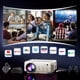thumbnail image 5 of Proyector, proyector nativo 1080P con WiFi 5G y Bluetooth, miniproyector portátil de 12000L compatible con 4K, proyector de películas para el hogar compatible con TV Stick, teléfono inteligente y tabl, 5 of 7