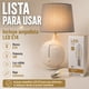 thumbnail image 5 of Lámpara de Mesa Rostro Minimalista 34cm y Ampolleta: Arte Contemporáneo e Iluminación de Vanguardia, 5 of 11