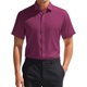 thumbnail image 1 of INSPIRE CHIC Regreso a Clases Camisas de Vestir de Manga Corta para Hombre Estiramiento Ligero Sólido Formal con Botones XL Burdeos, 1 of 6