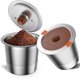 thumbnail image 1 of Cápsulas de café reutilizables RETHONE de acero inoxidable K, paquete de 2, 1 of 8