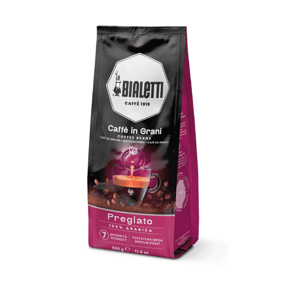 Café en grano Pregiato Bialetti 500 gramos