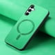 thumbnail image 3 of Magnetic Slim Case for Samsung Galaxy A55 with Camera Guard & Anti-Scratch Back Green, 3 of 6