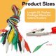 thumbnail image 2 of Pinzas de cocodrilo Swaytail 10 piezas 49 cm 5 colores cables de prueba, 2 of 6