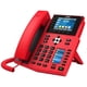 thumbnail image 1 of Teléfono VoIP Fanvil X5U-R de alta gama, 16 líneas SIP, rojo, 1 of 6