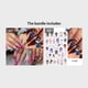 thumbnail image 1 of New Halloween Nail Stickers Evil Pumpkin Spider Vampire Halloween Adhesive Nail Stickers, 1 of 3