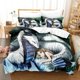 thumbnail image 1 of ed Fantasy witch dragon Alien world Bedding Set Down Quilt Cover with Pillowcase Complete Bedding Bed Sheets, 1 of 5