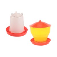 Ioensy - Comedero Para Pollos Y Bebedero Automático Con Balde De Obturación Para Patos, Gallinas Y Gallinas