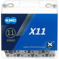 Cadena Kmc X11 De 11 Velocidades Para Shimano, Campagnolo Y Sram