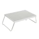 thumbnail image 2 of Mesa plegable para acampar, escritorio plegable portátil, escritorio exterior multifuncional de aleación de aluminio para acampar en el patio trasero, Plata, 2 of 5