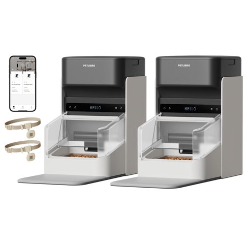 Comederos Automáticos Para Gatos Petlibro Para 2 Gatos Con Etiqueta De Collar Rfid