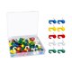 thumbnail image 3 of 100 PCS HEADS PIN TACKS GANCHOS COLORCHOS PARA DOCUMENTOS DE PABITA DE BOLETíN DEL HOGAR, 3 of 5