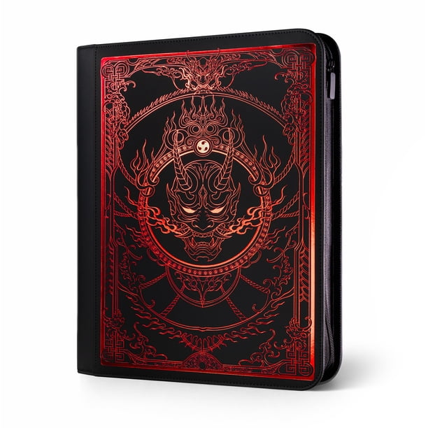 Carpeta para cartas Trading Card SleeveChief Blood Oni para top loaders, 252 cartas